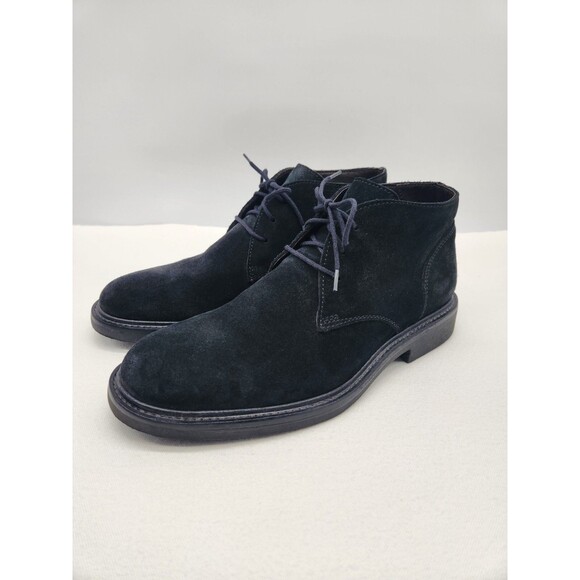 Valleverde Size 39 Black Boots Suede Men Chukka Ankle Leather Italy main image 10